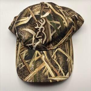Browning Camo Hunting Hat Brown  Lightweight Breathable OSFM Duck Deer